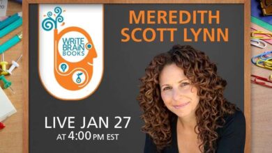 Video: Missed It? Interview with Meredith Scott Lynn and Write Brain Books