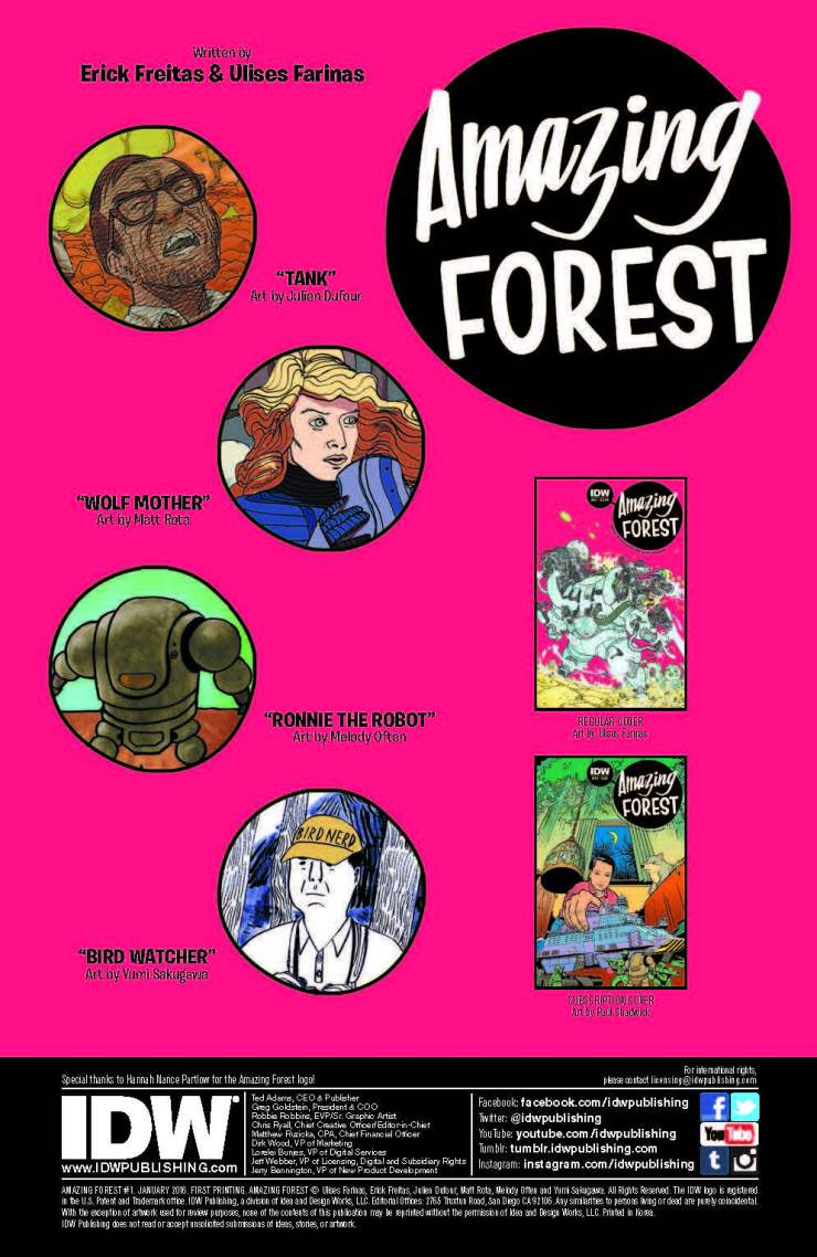 AmazingForest 01 pr Page 3 Amazing Forest #1 Review