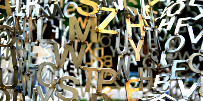 Metal letters