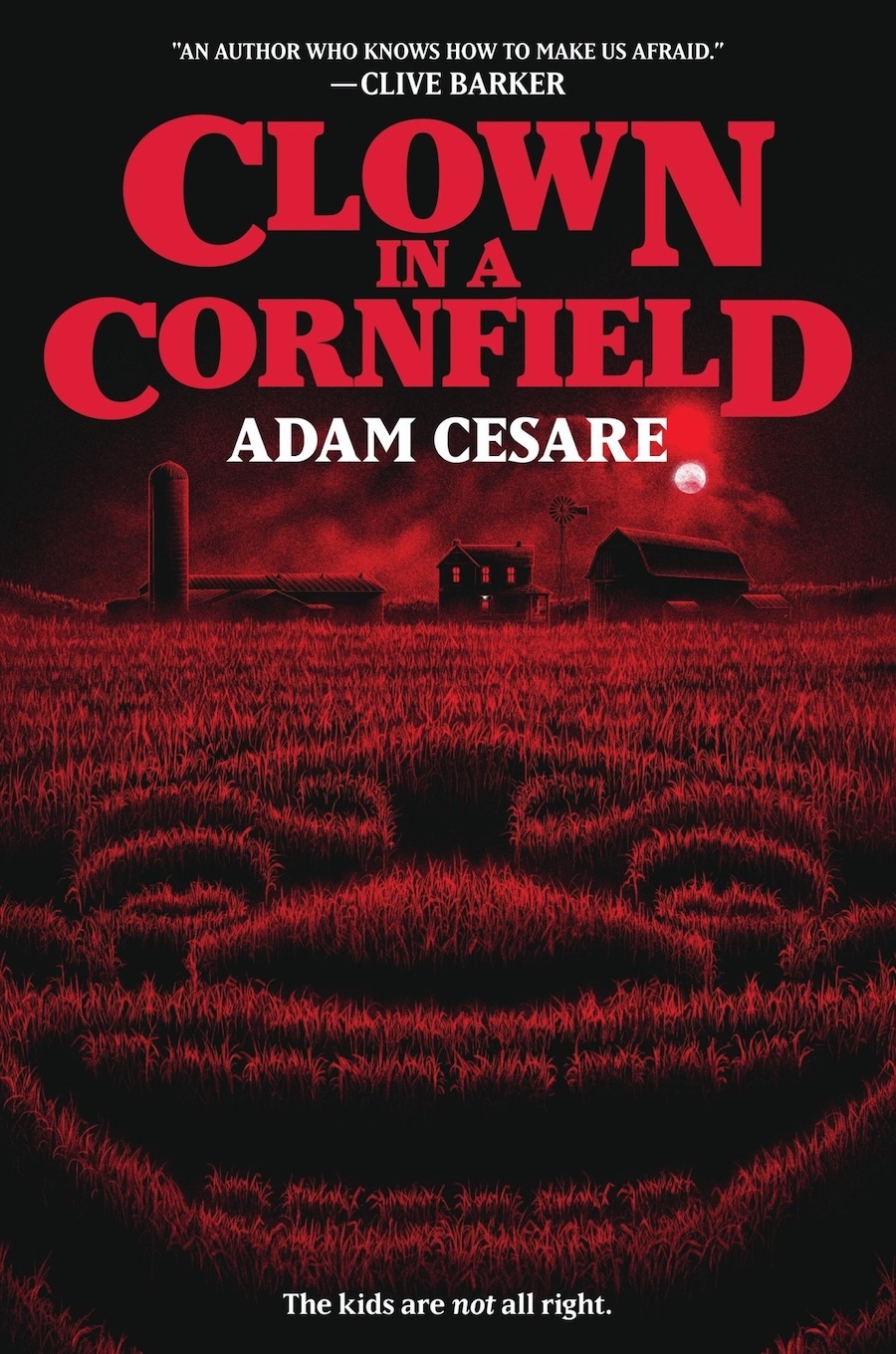 clown in a cornfield adam cesare