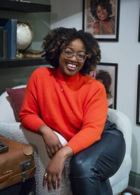 Arriel Vinson, Indianapolis-based author of “Under the Neon Lights” (Photo/ Reece Taylor Williams)