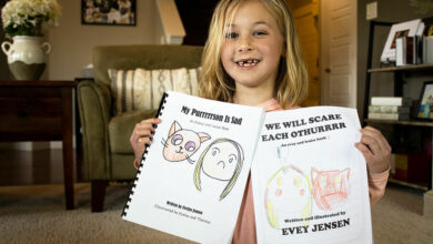 Book by a second grader, snuck into library, inspires kids to write