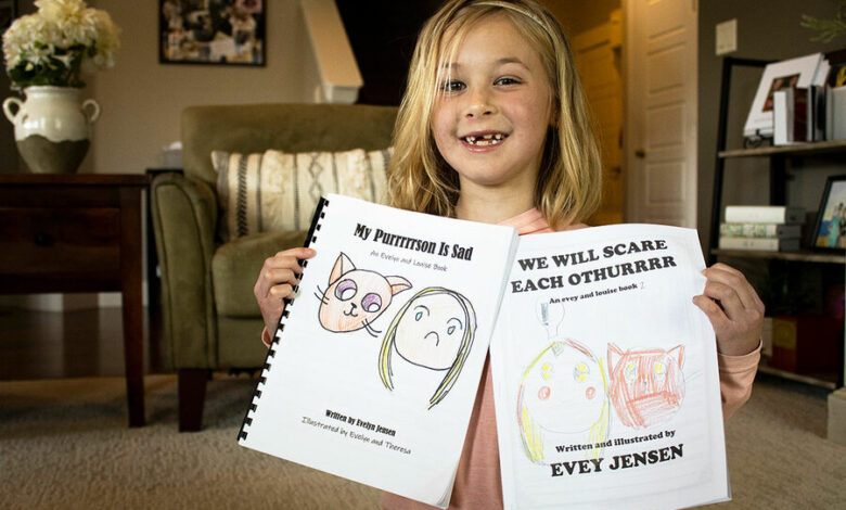Book by a second grader, snuck into library, inspires kids to write Book by a second grader, snuck into library, inspires kids to write