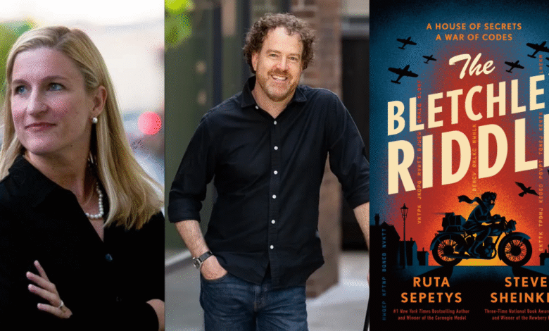 Q&A with Ruta Sepetys and Steve Sheinkin, Authors of November/December Kids’ Indie Next List Top Pick “The Bletchley Riddle” Q&A with Ruta Sepetys and Steve Sheinkin, Authors of November/December Kids’ Indie Next List Top Pick “The Bletchley Riddle”