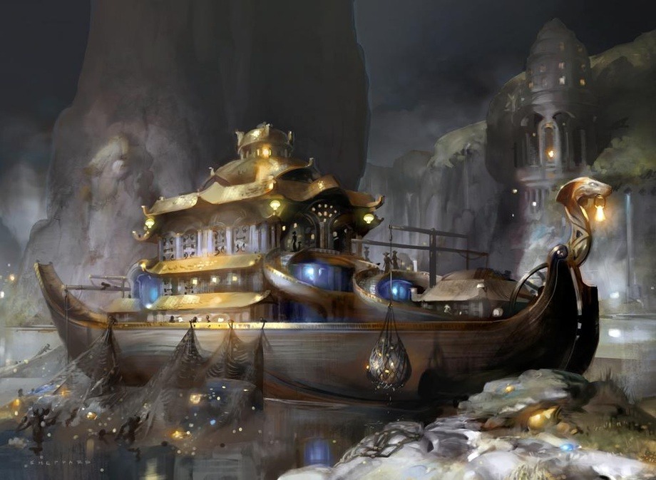 Treasure Cruise - Illustration by Cynthia Sheppard