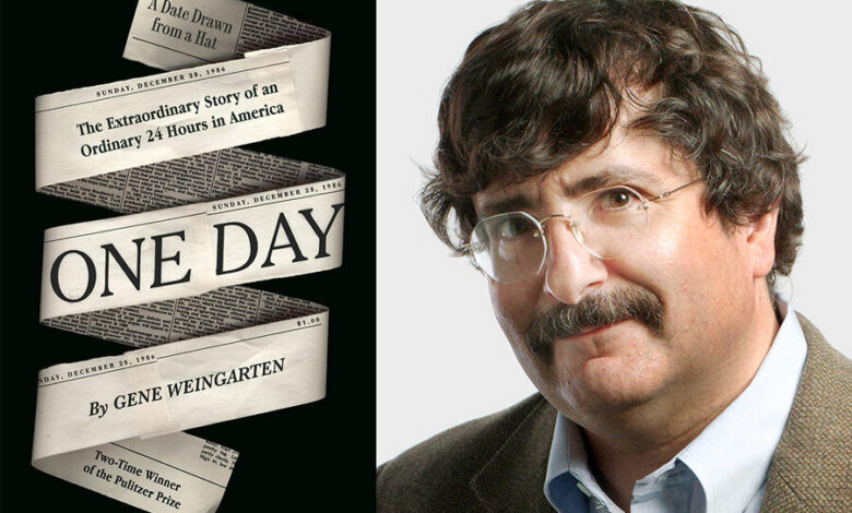 Gene Weingarten, author of ‘One Day,’ answers questions about writing Gene Weingarten, author of ‘One Day,’ answers questions about writing