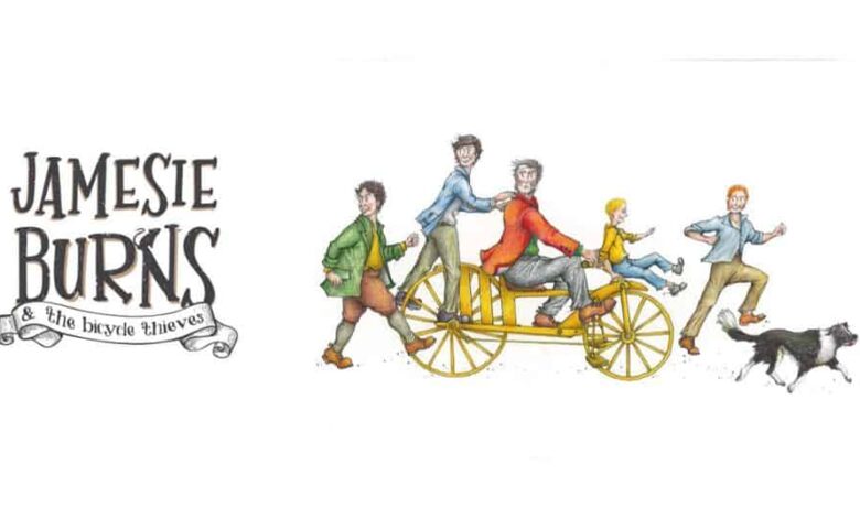 New Children’s Book ‘Jamesie Burns and the Bicycle Thieves’ Published by Hoggett Creative in Dumfries & Galloway New Children’s Book ‘Jamesie Burns and the Bicycle Thieves’ Published by Hoggett Creative in Dumfries & Galloway