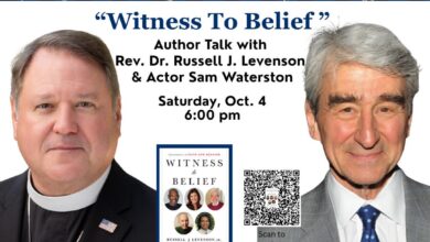 Oct 4 | Author Talk & Book Signing with actor Sam Waterston & Rev. Dr. Russ Levenson